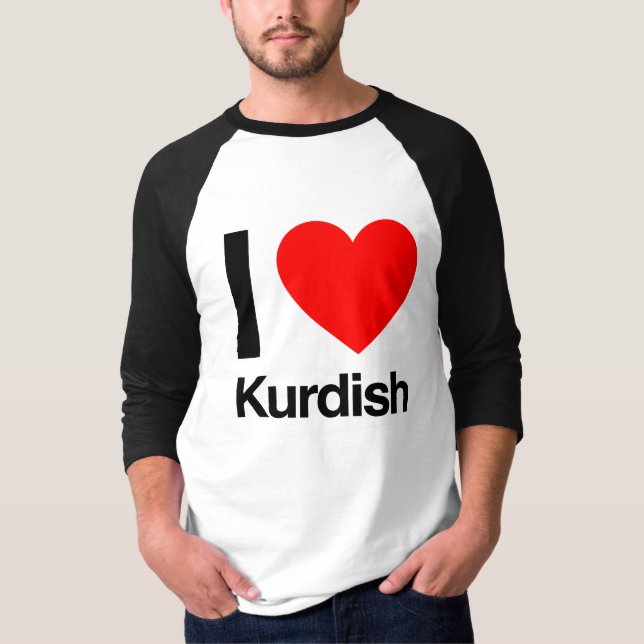 i love kurdish T-Shirt (Front)