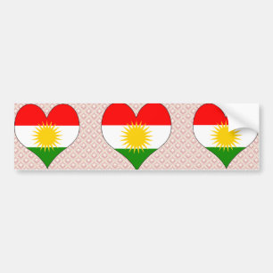 I Love Kurdistan Bumper Sticker
