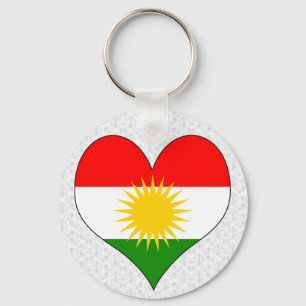 I Love Kurdistan Key Ring