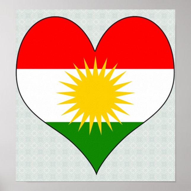 I Love Kurdistan Poster (Front)
