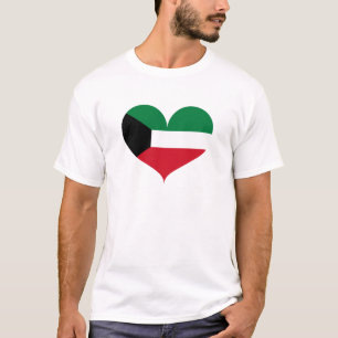 I Love Kuwait Flag T-Shirt
