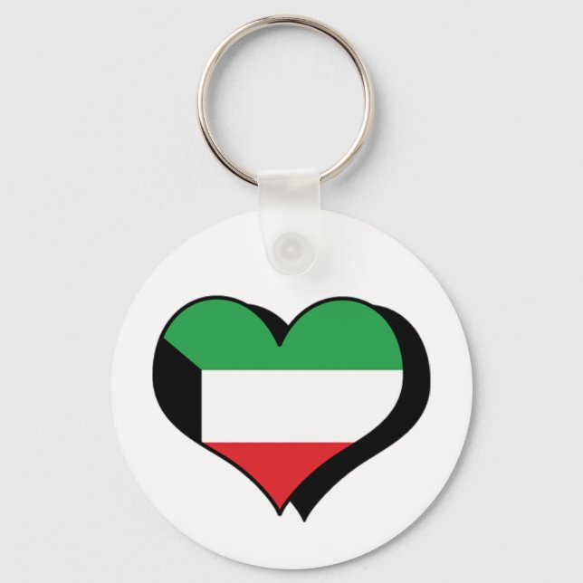 I Love Kuwait Keychain (Front)