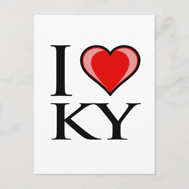 I Love KY - Kentucky Postcard (Front)