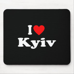 I Love Kyiv City Ukraine Clic Mouse Pad