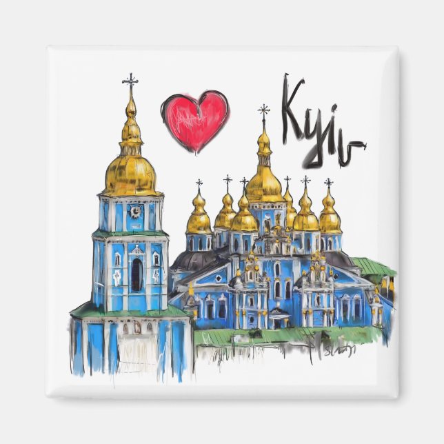 I love Kyiv Magnet (Front)