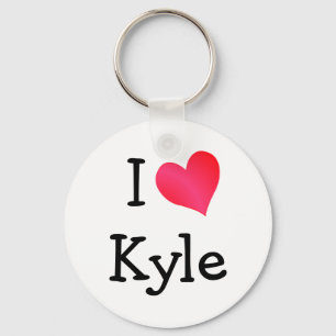 I Love Kyle Key Ring