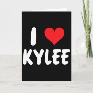 I Love Kylee - Heart - Name Card