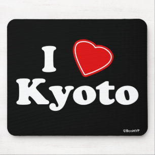 I Love Kyoto Mouse Pad