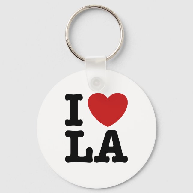 I Love LA Key Ring (Front)