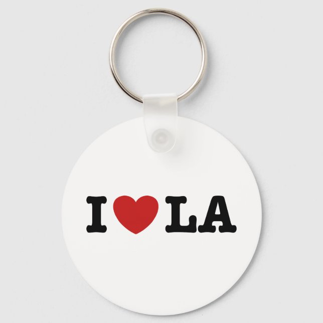 I Love LA Key Ring (Front)