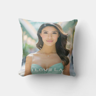 I LOVE LA - LOS ANGELES - LOVE FROM USA CUSHION