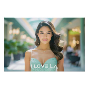 I LOVE LA - LOS ANGELES - LOVE FROM USA POSTER