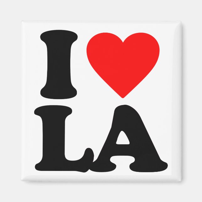 I LOVE LA MAGNET (Front)
