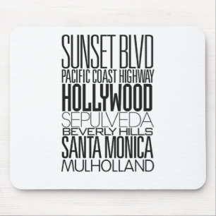I Love LA Mouse Pad