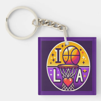 I Love LA T-Shirt Key Ring