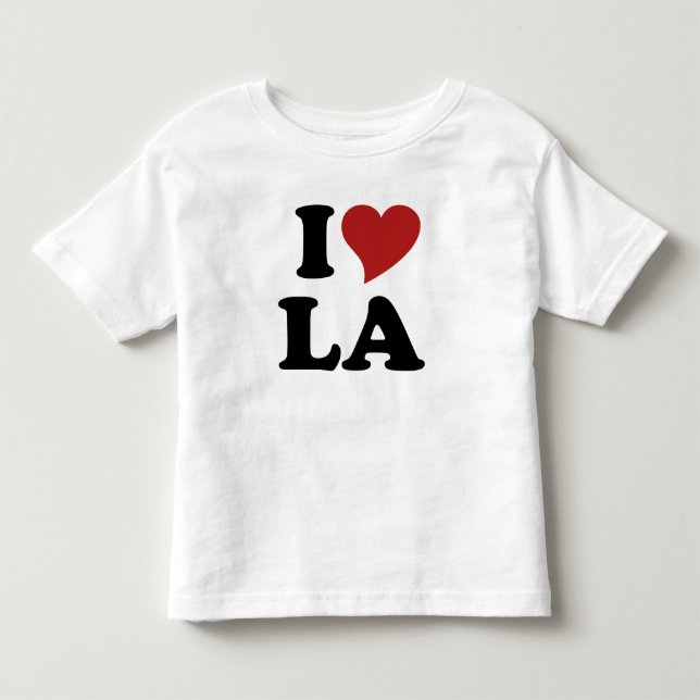 I Love LA Toddler T-Shirt (Front)