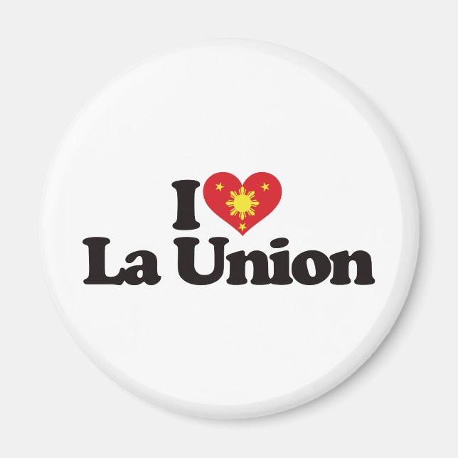 I Love La Union Magnet (Front)