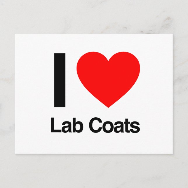 i love lab coats.ai postcard (Front)