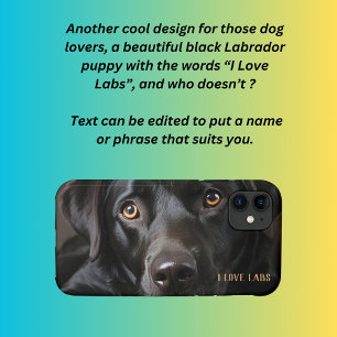 I Love Labs Puppy iPhone 11 Case