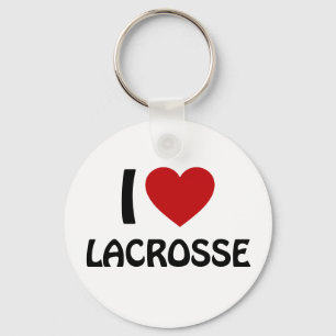 I love Lacrosse Key Ring
