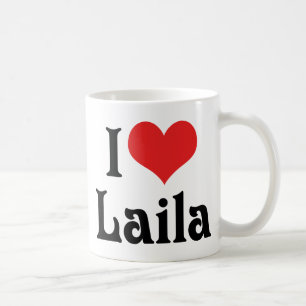 I Love Laila Coffee Mug