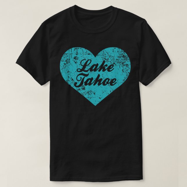 I Love Lake Tahoe , Nevada Camping Gift  T-Shirt (Design Front)