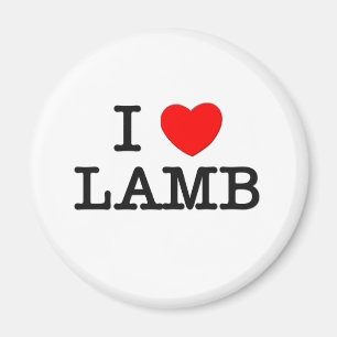 I Love LAMB ( food ) Magnet