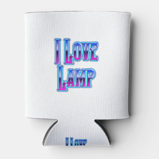 I Love Lamp Can Cooler