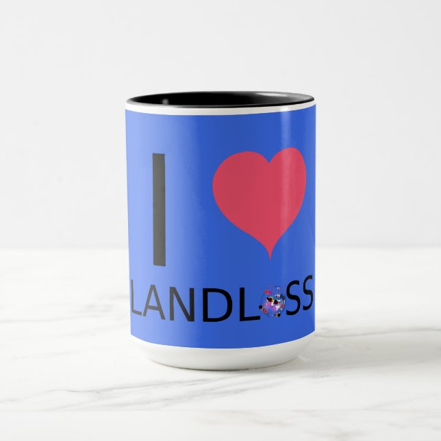 I love landloss mug (Center)