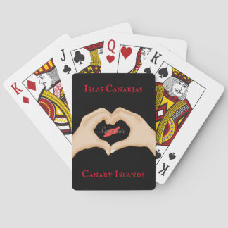 I love Lanzarote Cartas de póquer Bicycle Playing Cards
