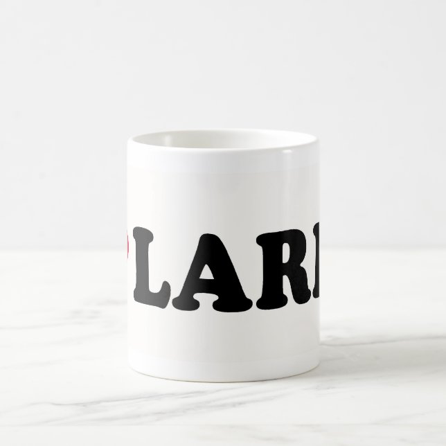 I LOVE LARRY COFFEE MUG (Center)
