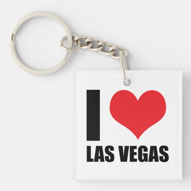 I love Las Vegas Key Ring (Front)