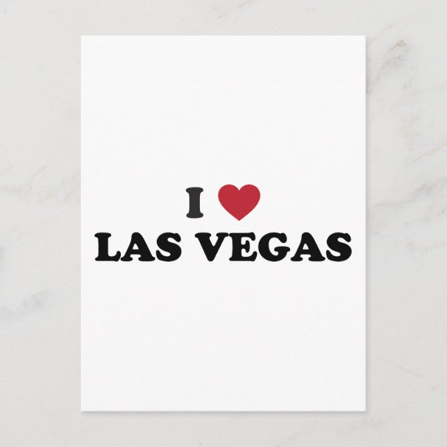 I Love Las Vegas Nevada Postcard (Front)