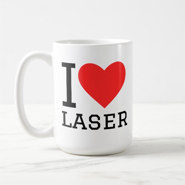 I love laser coffee mug (Left)