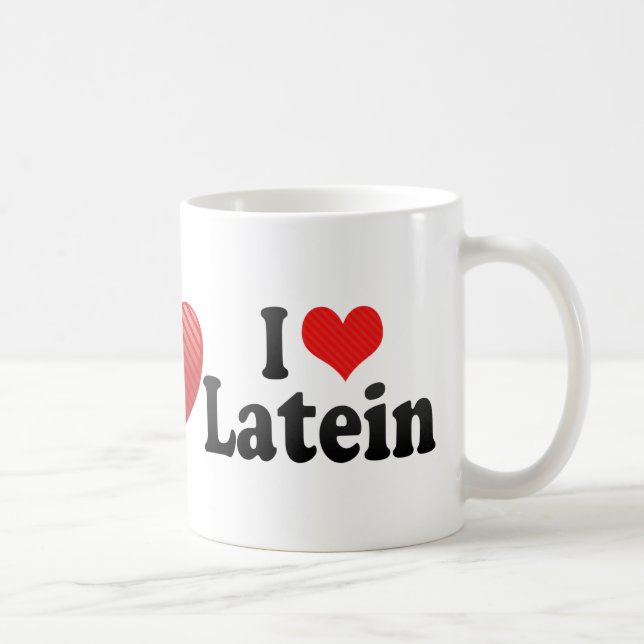I Love Latein Coffee Mug (Right)