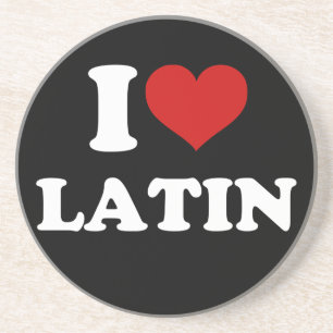 I Love Latin Coaster