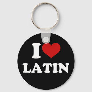 I Love Latin Key Ring