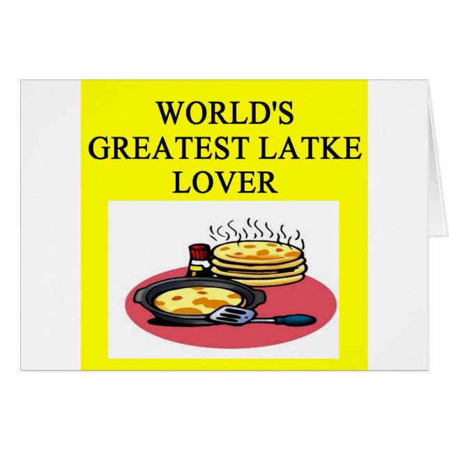 i love latkes! (Front Horizontal)