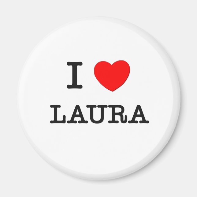 I Love Laura Magnet (Front)