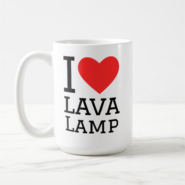 I love lava lamp coffee mug (Left)