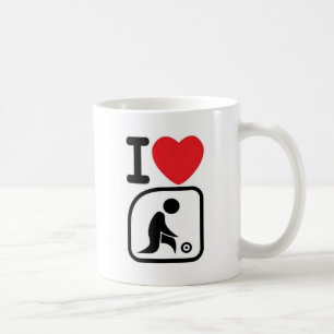 I love lawn bowls coffee mug