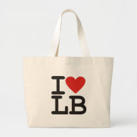 I LOVE LB Tote Bag