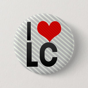 I Love LC 6 Cm Round Badge