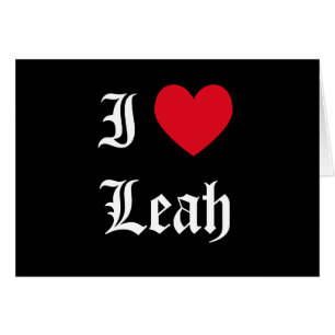 I Love Leah