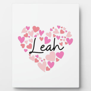I love Leah Plaque