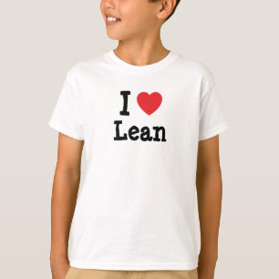 I love Lean heart T-Shirt