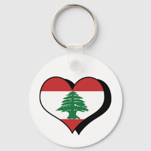 I Love Lebanon Keychain