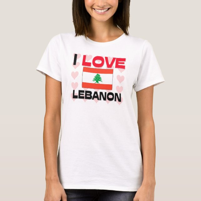 I Love Lebanon T-Shirt (Front)