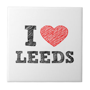 I-love-Leeds Ceramic Tile