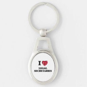 I love Legal Secretaries Key Ring